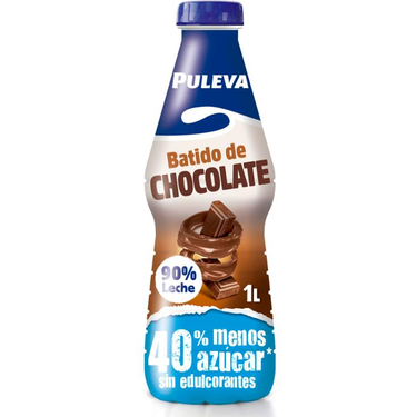 Milkshake au Chocolat 90% Lait Sans Gluten Puleva 1L