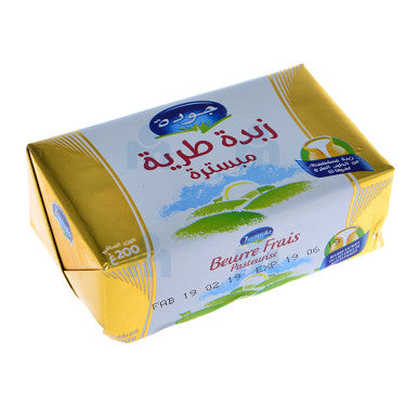 Beurre Doux Pasteurisé Jaouda  200 g
