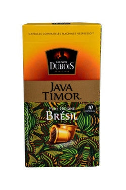 Java Timor Coffee Java Timor Des Cafés Dubois 10 Capsules 45G