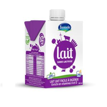Lait Uht Entier Sans Lactose Jaouda 500 ml