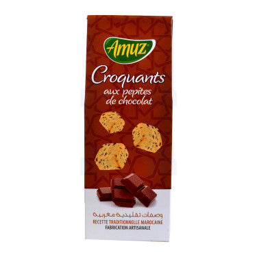Croquants aux Pépites de Chocolat Amuz 150 g