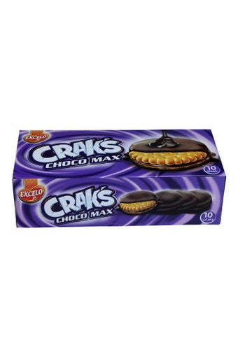 شوكو ماكس بسكويت محشو بالكاكاو 10 × 36 جرام كراك إكسيلو