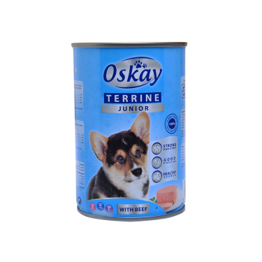 Oskay Junior Dog Beef Terrine 400 g