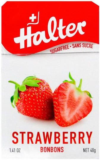 Halter Strawberry Sugar Free Candies 40g