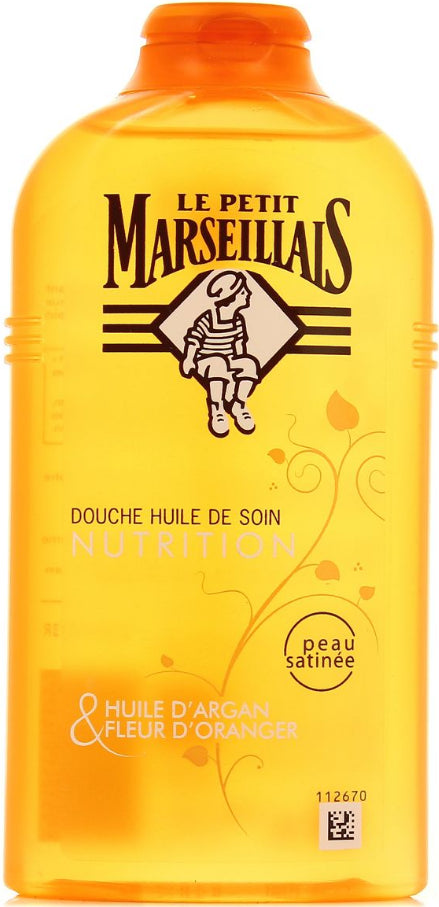 Huile de Douche Huile d'Argan et Fleur d'Oranger Le Petit Marseillais 250ml