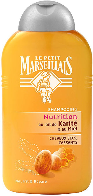 Shampooing au Lait de Karité et au Miel pour Cheveux Abîmés et Cassants Le Petit Marseillais 250ml