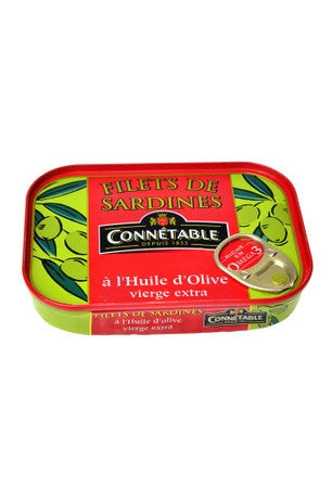 شرائح السردين في زيت الزيتون البكر الممتاز 100 جم