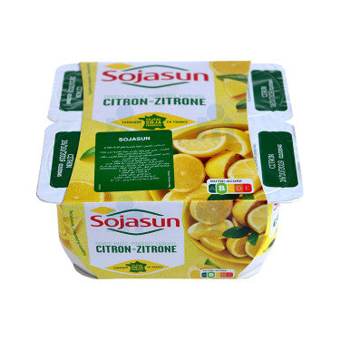 Vegan Dessert with Fermented Soy and Lemon Gluten Free Sojasun 4x100 g