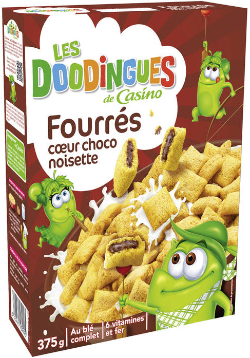 Cereals Choco-Hazelnut Filling Les Doodingues Casino 325g