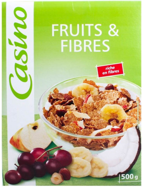 Casino Fruit and Fiber Cereals 500g