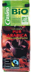 Organic Pure Arabica Casino Ground Coffee 250g