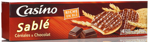 Casino Shortbread Cereals and Milk Chocolate 200g