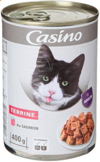Salmon Terrine for Cats Casino 400g