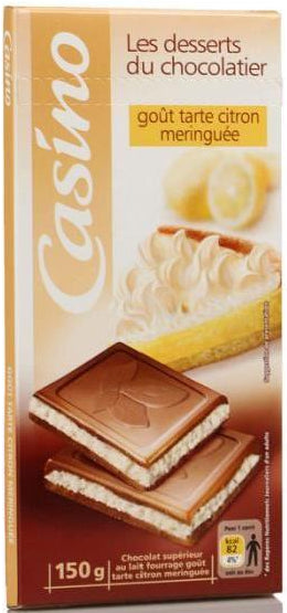 Chocolat Lait aux Eclats de Meringues Casino 150g