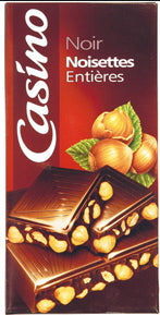 Chocolat Noir Noisettes Entières Casino 200g