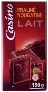 Casino Praline Filled Milk Chocolate 150g