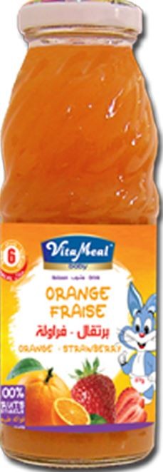 عصير فيتاميل للأطفال بالبرتقال والفراولة 200 مل