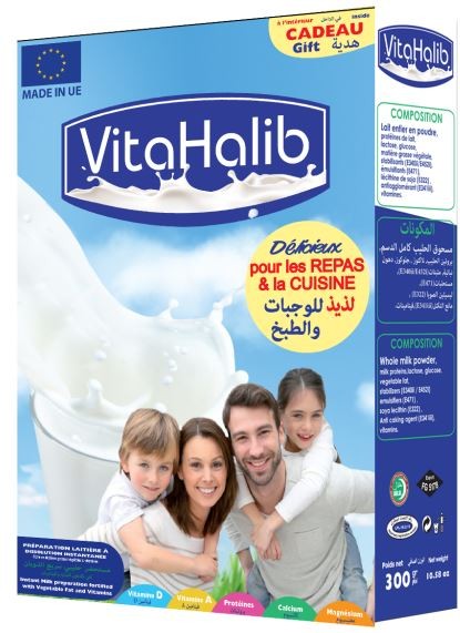 Lait en Poudre pour Repas & Cuisine VitaHalib 300g