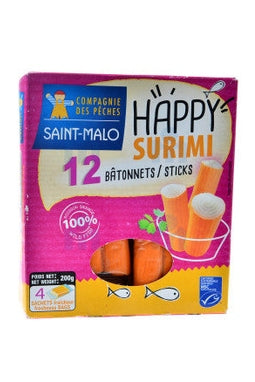 12 Happy Surimi Saint Malou Sticks 200g