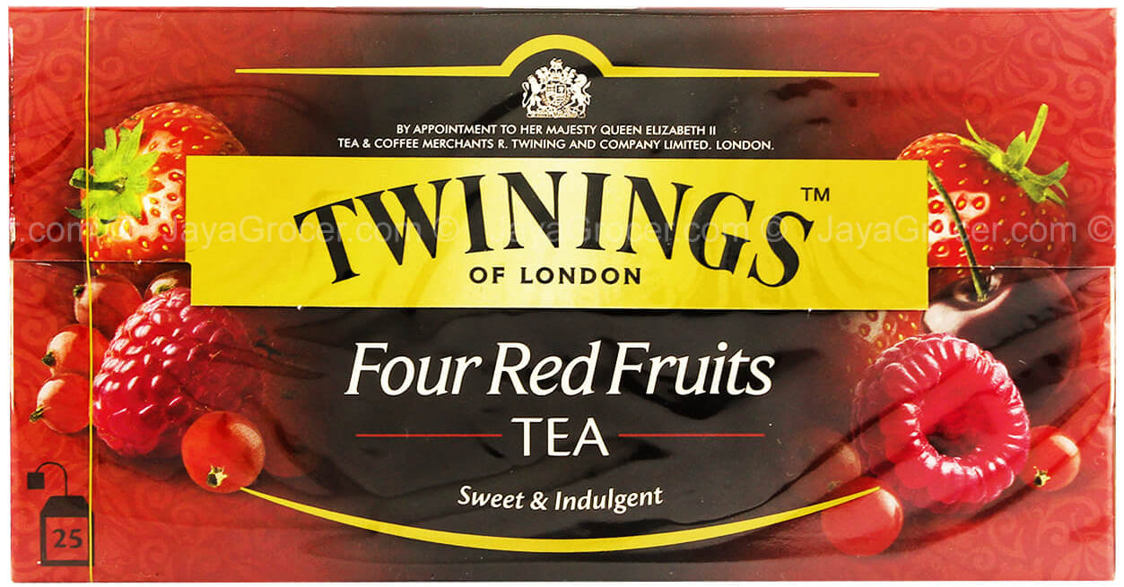 Thé 4 Fruits Rouges Twining of London 25 sachets