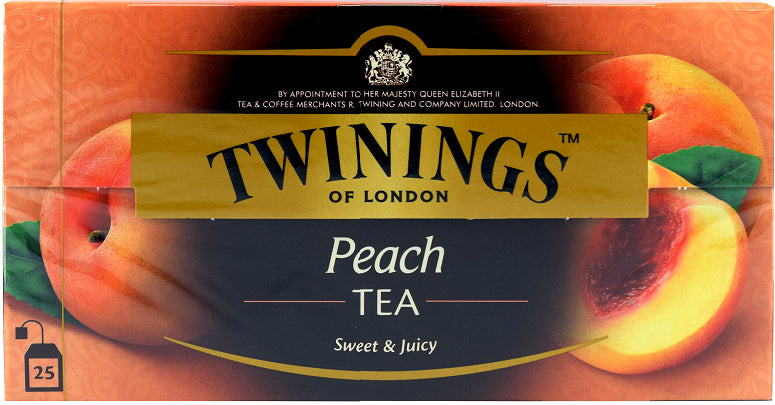 Thé Pêche Twinings of London 25 sachets