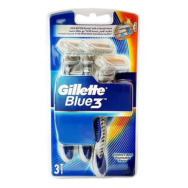 3 Gillette Blue 3 razors