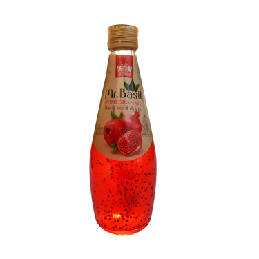 Mr. Basil Basil &amp; Pomegranate Seed Drink 290 ml