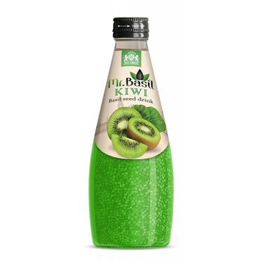 Boisson aux Graines de Basilic & Kiwi Mr. Basil  290 ml