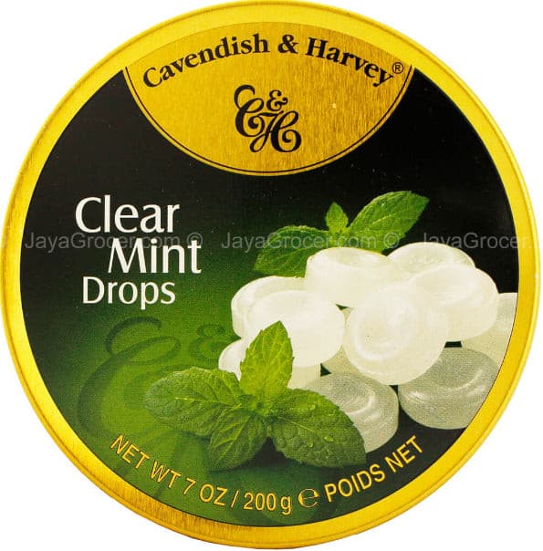 Cavendish & Harvey Mint Drops Candy 200g