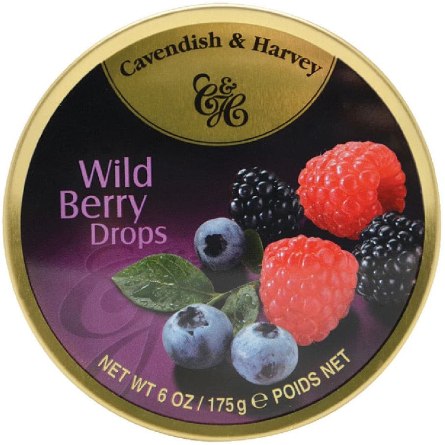Bonbons Wild Berry Drops Cavendish & Harvey 175g