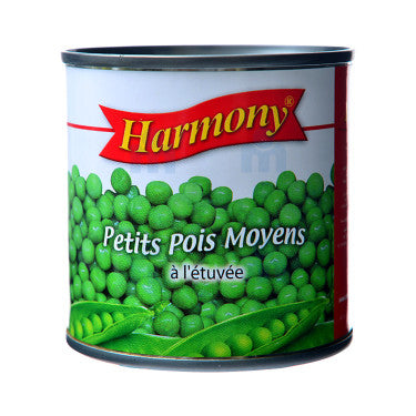 Petits Pois Moyens à l'Étuvée Harmony 184 g