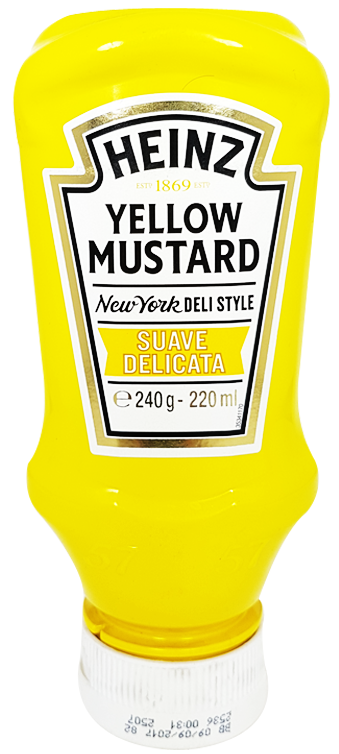 هاينز نيويورك ستايل خردل أصفر 240 جرام