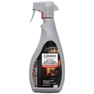 Glass Insert &amp; Grill Cleaner Spray Casino Barbecue 750 ml