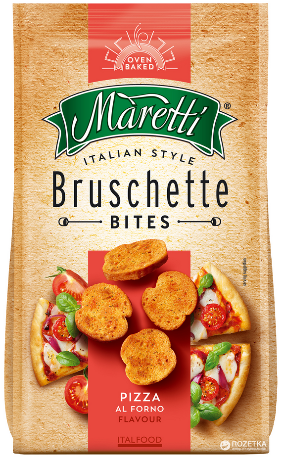 Bouchées de Pain Saveur Pizza Bruschette Maretti 70g