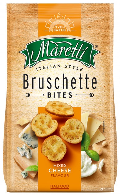 Bouchées de Pain Saveur 4 Fromages Bruschette Maretti 70g