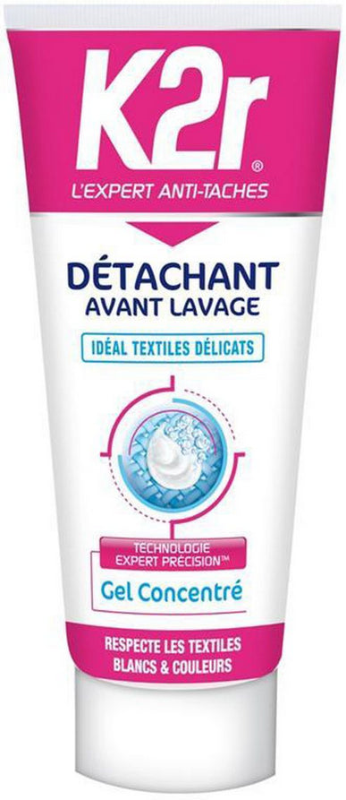 Détachant avant Lavage Gel Textile Délicat K2r 200ml