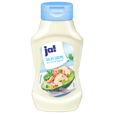 Salad Cream with Rapeseed Oil Ja! 500ml