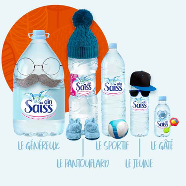 Eau Minérale Naturelle Ain Saiss 4 x 2L