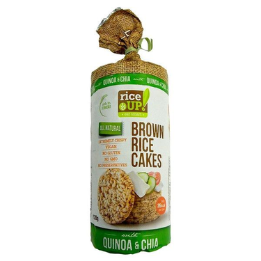 Rice Up Quinoa & Chia Brown Rice Cakes 120g
