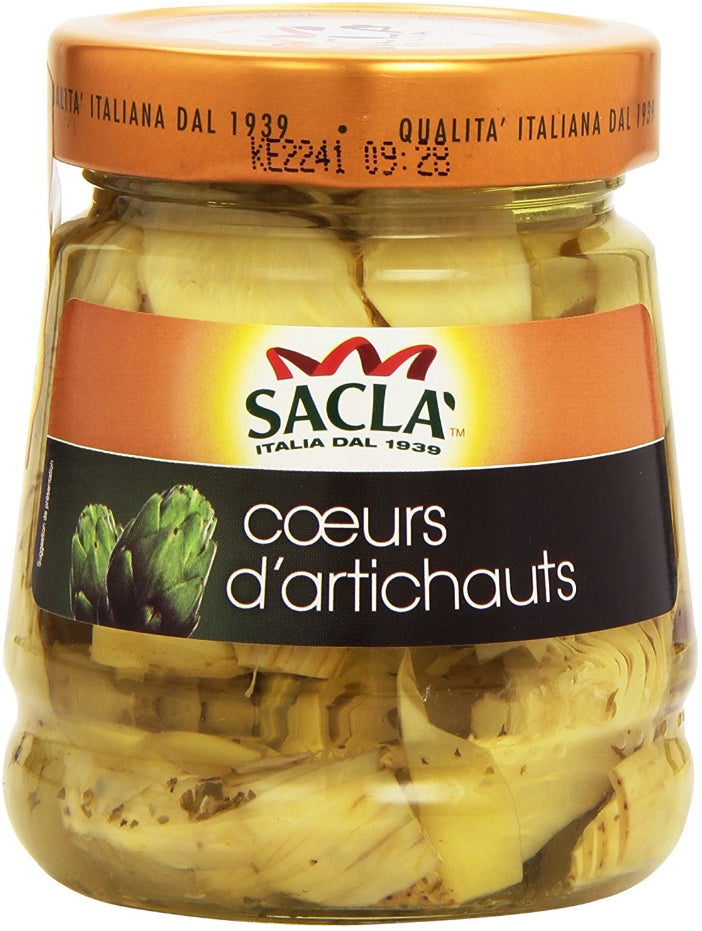 Tender Artichoke Hearts Cut In Quarters Flavored With Sacla Parsley 285g
