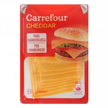 Carrefour Cheddar Slices 200 g