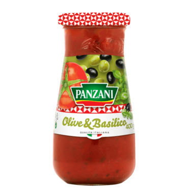 صلصة الزيتون والريحان بانزاني 400 جم