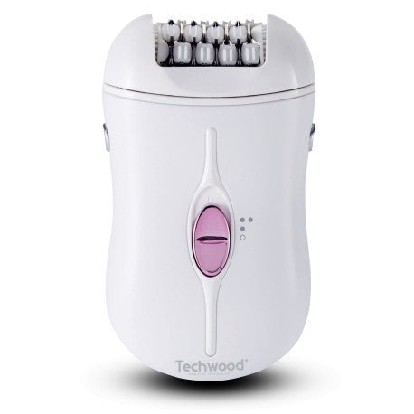 White Techwood Rechargeable Epilator. 3V battery