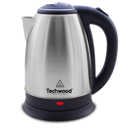 Techwood 1.7L white kettle. Removable filter