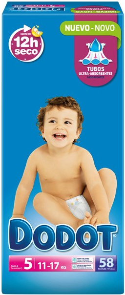 58 Dodot T5 Diapers (11 - 16kg)