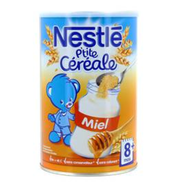 P'tite Cereal Con Miel en Polvo desde 8 meses Nestlé 400g