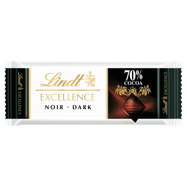 Chocolat Noir Excellence 70% Cacao Lindt 35g