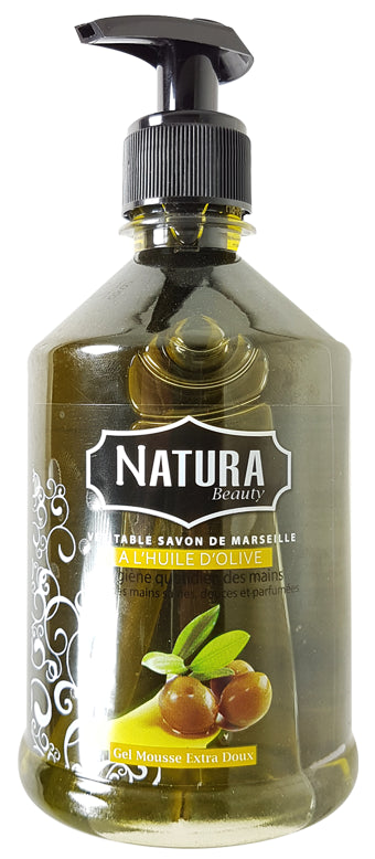 صابون سائل لليدين بزيت الزيتون الطبيعي 500 مل (طبيعي 100%)