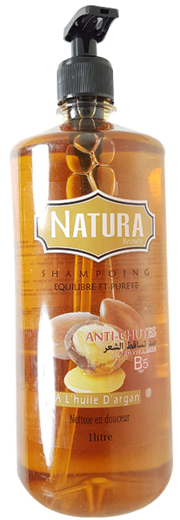 Anti-Hair Loss Shampoo with Argan Oil Natura 1L (100% Natural)
