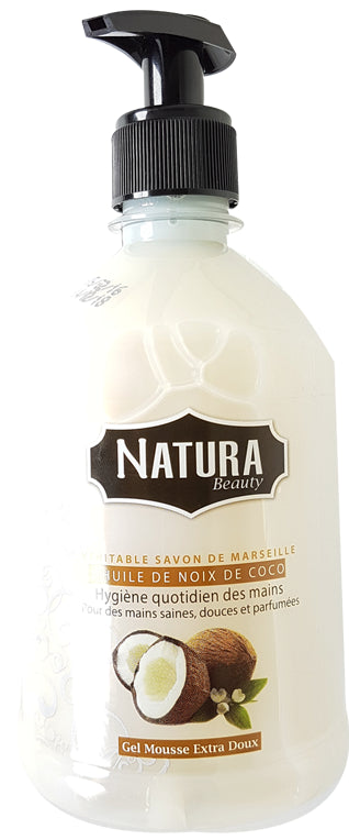 Savon Liquide pour Mains à l'Huile de Noix de Coco Natura 500ml (100% Naturel)